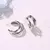 Pendientes Triple Hoop - Atalanta Jewelry
