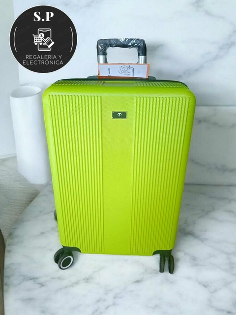 VALIJA VERDE DISEÑO TEXTURADO MODELO XHA253