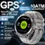 Imagem do Smartwatch OUIO Satélite GPS à prova d'água 10ATM
