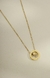 Colar brilhante BV-inspiraçao dourado