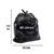 Saco de Lixo de 60 Litros Preto Pacote Com 100 Unidades 62x70 - Distribuidora Total Pro