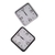 Reloj de pared cuadrado 19 cm