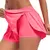 Imagem do Feminino de cintura alta estiramento atlético treino ativo fitness vôlei short