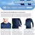 M-5XL proteção UV rashguard masculino, manga longa, maiô rash guard para jiu-jitsu - AXTRA
