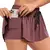 Feminino de cintura alta estiramento atlético treino ativo fitness vôlei short - comprar online