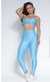 CONJUNTO - COMPRESSÃO CANELADO AZUL CÉU - comprar online