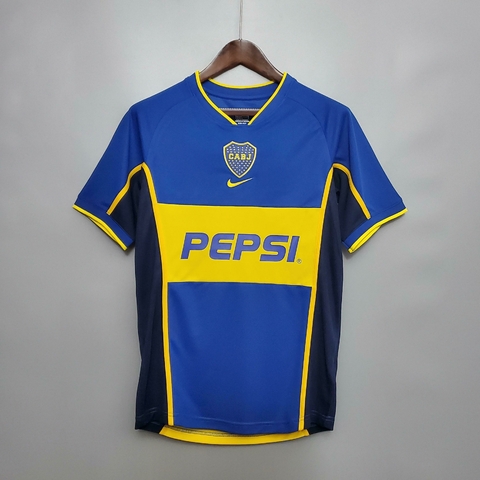 Camisa Retrô Boca Juniors 2002 Home Nike - Azul/Amarelo - comprar online