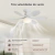 Imagem do Ventilador de Teto com 6 Pás e Lâmpada - 16W Bivolt 127V/220V