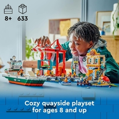 LEGO 60422 My City Porto à Beira-mar com Navio de Carga