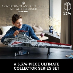 Lego 75367 Star Wars Cruzador De Ataque Da República - 5374 peças