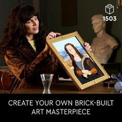 Conjunto de Construção Lego Art Mona Lisa Panting 31213 para Adultos