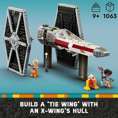 LEGO 75393 Star Wars Mistura de TIE Fighter e X-Wing