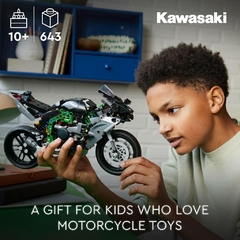 LEGO Set Technic 42170 Motocicleta Kawasaki Ninja H2R 643 peças