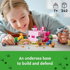 LEGO Set Minecraft 21247 A Casa de Axolotl 242 peças - comprar online