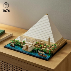 Lego Architecture 21058 Grande Pirâmide De Gizé 1476 Peças