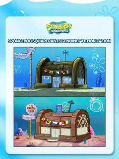 Bob Esponja Desenhos Animados Krusty Krab Restaurante Blocos de Montar na internet