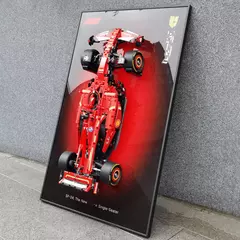 Exibição de montagem em parede para LEGO 42207 Ferrari SF 24