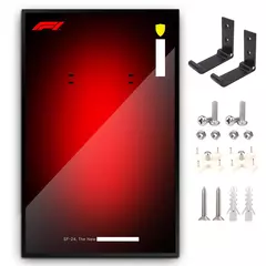 Exibição de montagem em parede para LEGO 42207 Ferrari SF 24