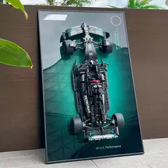 Exibição de montagem em parede para LEGO 42171 Mercedes-AMG F1 W14