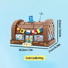 Bob Esponja Desenhos Animados Krusty Krab Restaurante Blocos de Montar - comprar online