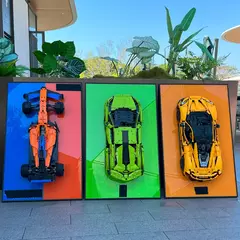 Imagem do Exibição de montagem em parede para LEGO 42171 Mercedes-AMG F1 W14
