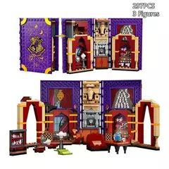 Imagem do livros mágicos, blocos de construção, poções, amuletos, Harry potter Lego
