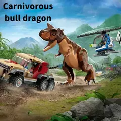 Lego Blocos de montar Jurassic Park Parque dos Dinossauros - Bloco Mundo