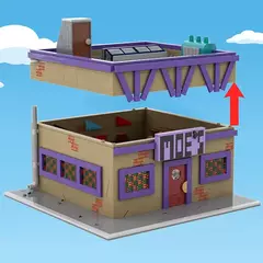 Blocos de montar MOC Os Simpsons Bar do Moe´s - loja online