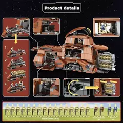 Blocos de montar LEGO Star Wars 7662 Federação do Comércio MTT