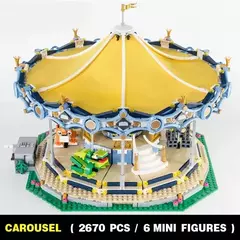 Blocos de montar Montanha-Russa 10261 LEGO Creator Expert 4619 peças - Bloco Mundo