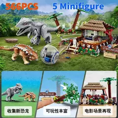 Lego Blocos de montar Jurassic Park Parque dos Dinossauros