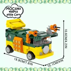 Moc Tartarugas Ninja carro figura de ação