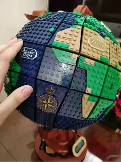 Lego Ideas O Globo 2585 Pcs 21332 - Bloco Mundo