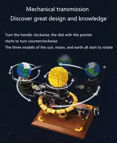 Planeta Terra e Lua em Órbita