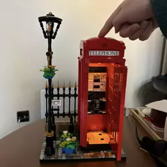 Lego 21347 Idea London Telefone Público Vermelho