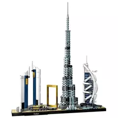 Imagem do Lego Arquitetura paris dubai londres sydney chicago xangai blocos de construção kit
