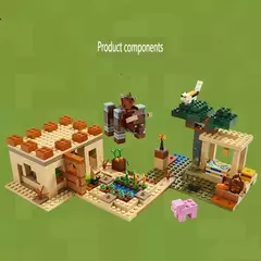 LEGO Minecraft 21160 O Ataque de Illager 562 peças - Bloco Mundo
