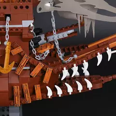 Barco 16016 The Flying Dutchman Navio Piratas do Caribe - Bloco Mundo