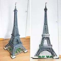 Bloco de Montar Replica Torre Eiffel Paris França 10001 Peças Compatível Lego - comprar online