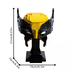 Moc Wolverine o x-men Capacete Máscara - Bloco Mundo