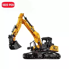 modelo de escavadeira montagem blocos de construção moc cidade 1022 peças