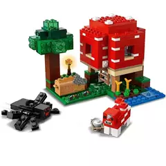 LEGO Minecraft 21179 A Casa Cogumelo 272 Peças - Bloco Mundo