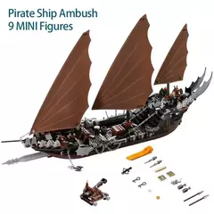 79008 Navio pirata emboscada Senhor Dos Anéis 806 peças - loja online