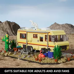 Blocos de montar Breaking Bad RV Adventure, cenário clássico atualizado MOC na internet