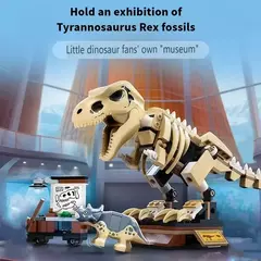 Lego Blocos de montar Jurassic Park Parque dos Dinossauros - Bloco Mundo