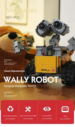 Blocos de montar LEGO 21303 - WALLE - Bloco Mundo