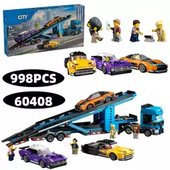 Lego City Caminhão Transportador e Carros Esportivos - 60408 - loja online