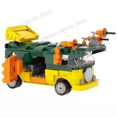 Moc Tartarugas Ninja carro figura de ação na internet