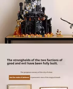 Lego 10333 Icons - O Senhor dos Anéis Barad-dûr 5471 peças