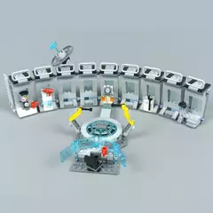 Blocos de montar Lego avengers o salao das armaduras de iron man 76125 - comprar online